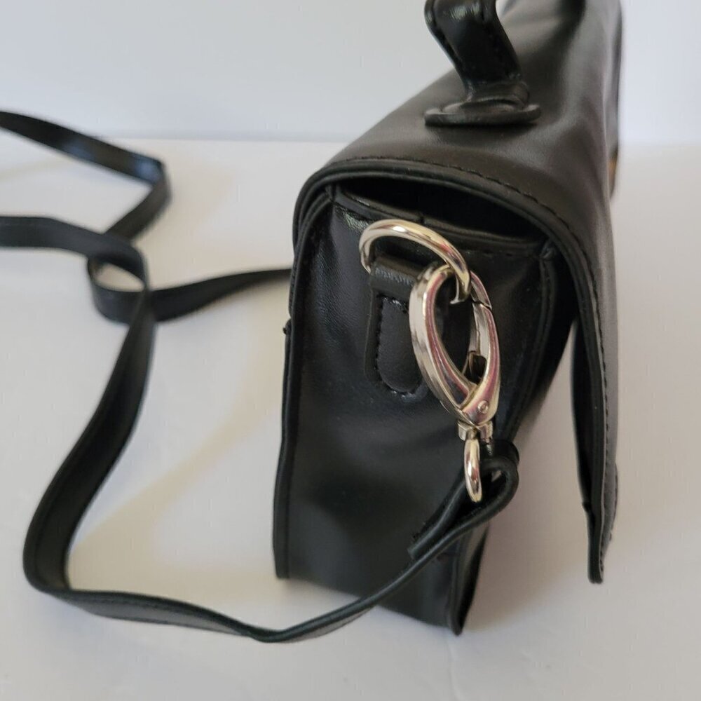 Merona Satchel Black animal print Women shoulder bag One Size - Picture 14 of 15